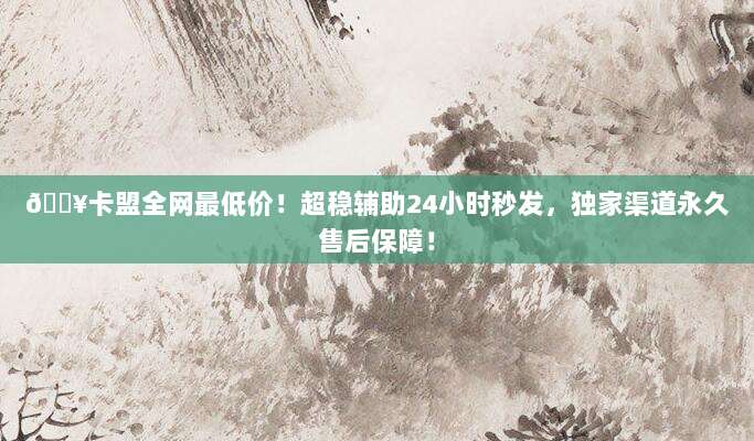 ?卡盟全网最低价!超稳辅助24小时秒发,独家渠道永久售后保障!